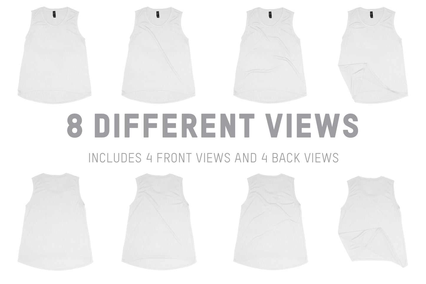 Anvil 37PVL Freedom Sleeveless T-Shirt Mockups