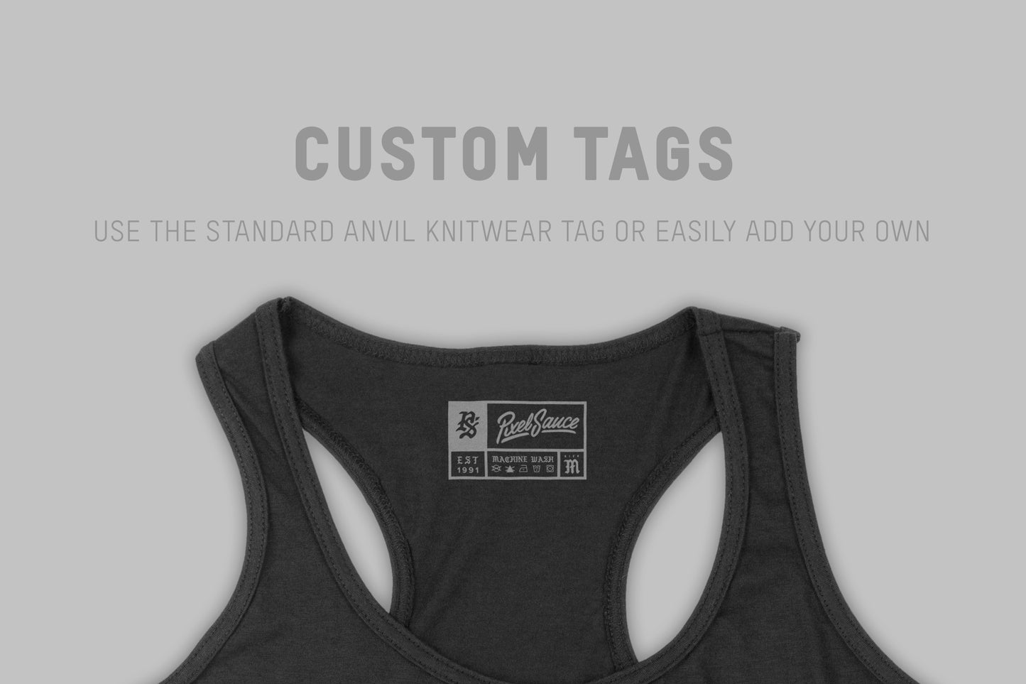 Anvil Knitwear 6751L Women's Triblend Racerback Tank Mockups