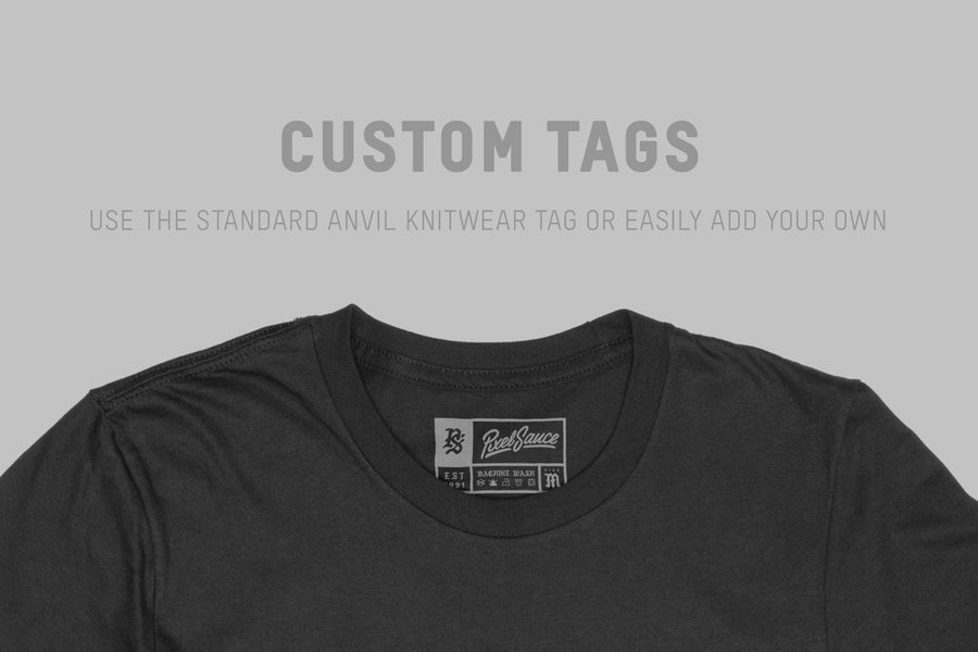 Anvil Knitwear 980 Adult Lightweight T-Shirt Mockups