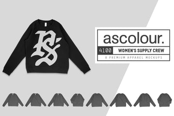 AS Colour 4100 Women's Supply Crew Mockups