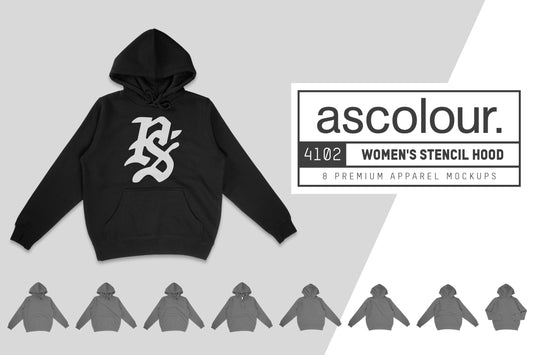 AS Colour 4102 Women's Stencil Hood Mockups