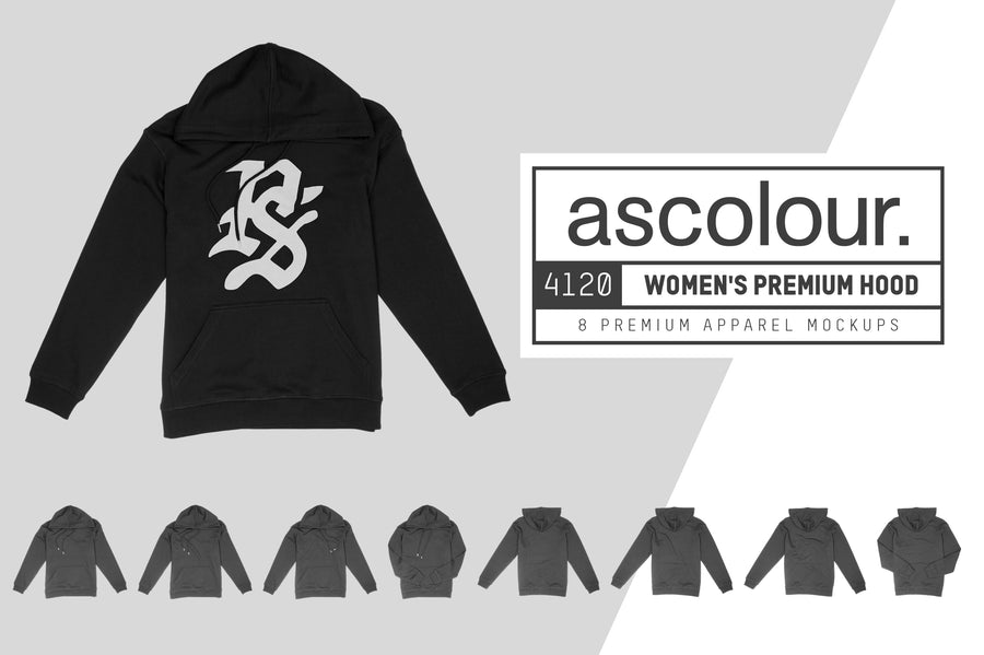 AS Colour 4120 Women's Premium Hood Mockups