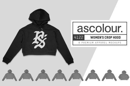 AS Colour 4122 Women's Crop Hood Mockups