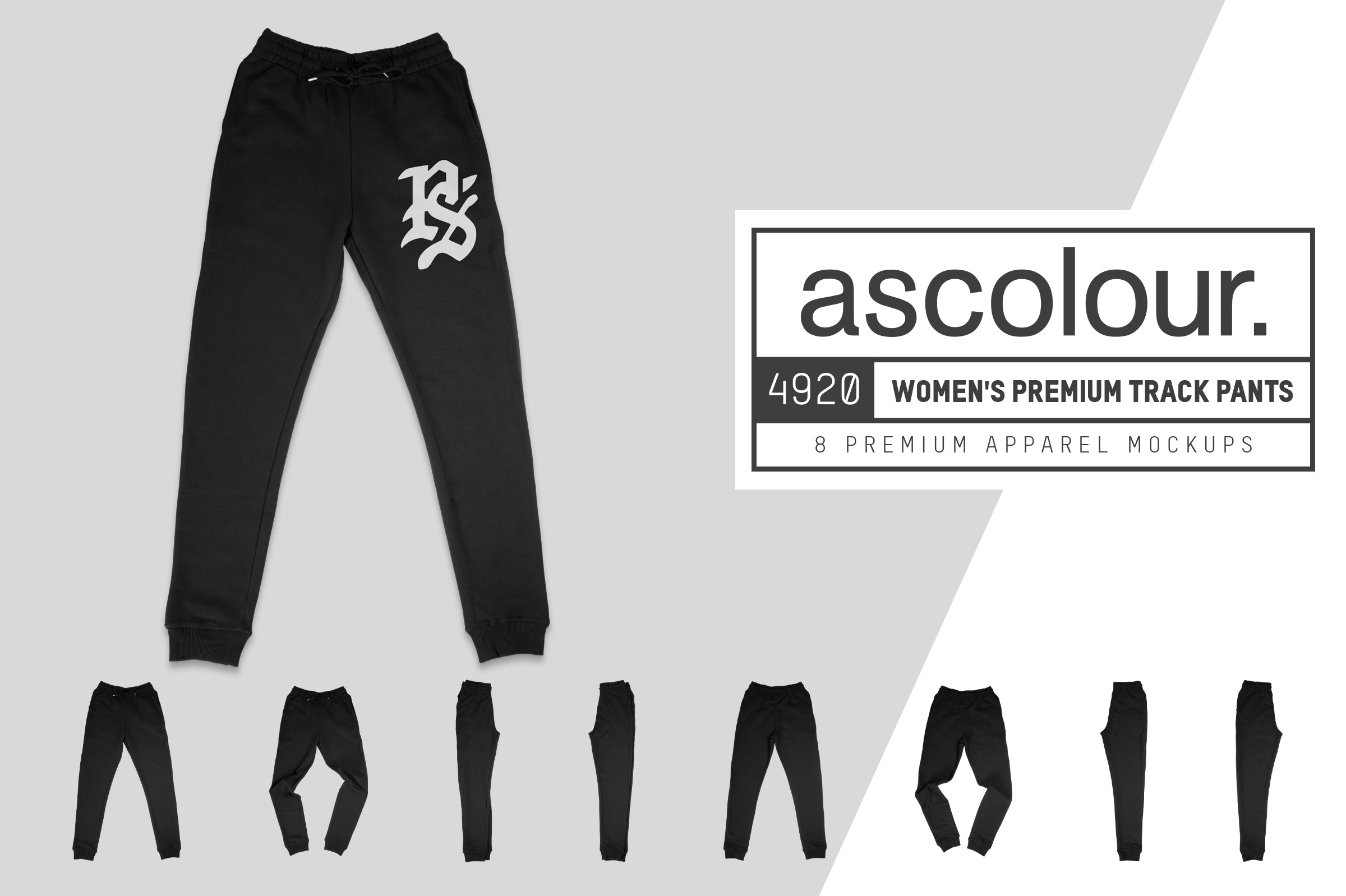 AS Colour 4920 Women's Premium Track Pants Mockups – Pixel Sauce