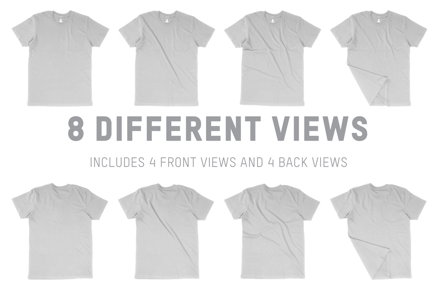 AS Colour 5002 Men's Paper Tee Mockups