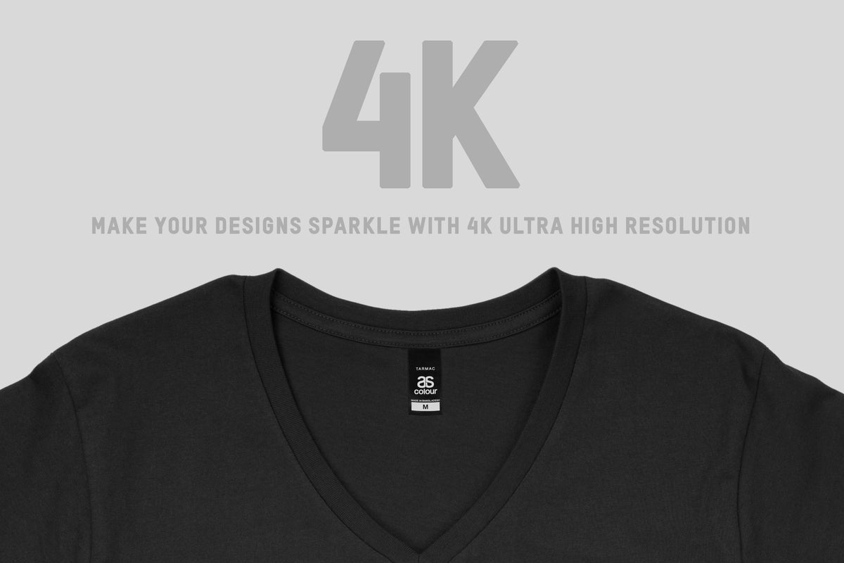 AS Colour 5003 Tarmac V-Neck T-Shirt Mockups
