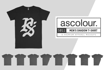 AS Colour 5011 Men's Shadow T-Shirt Mockups