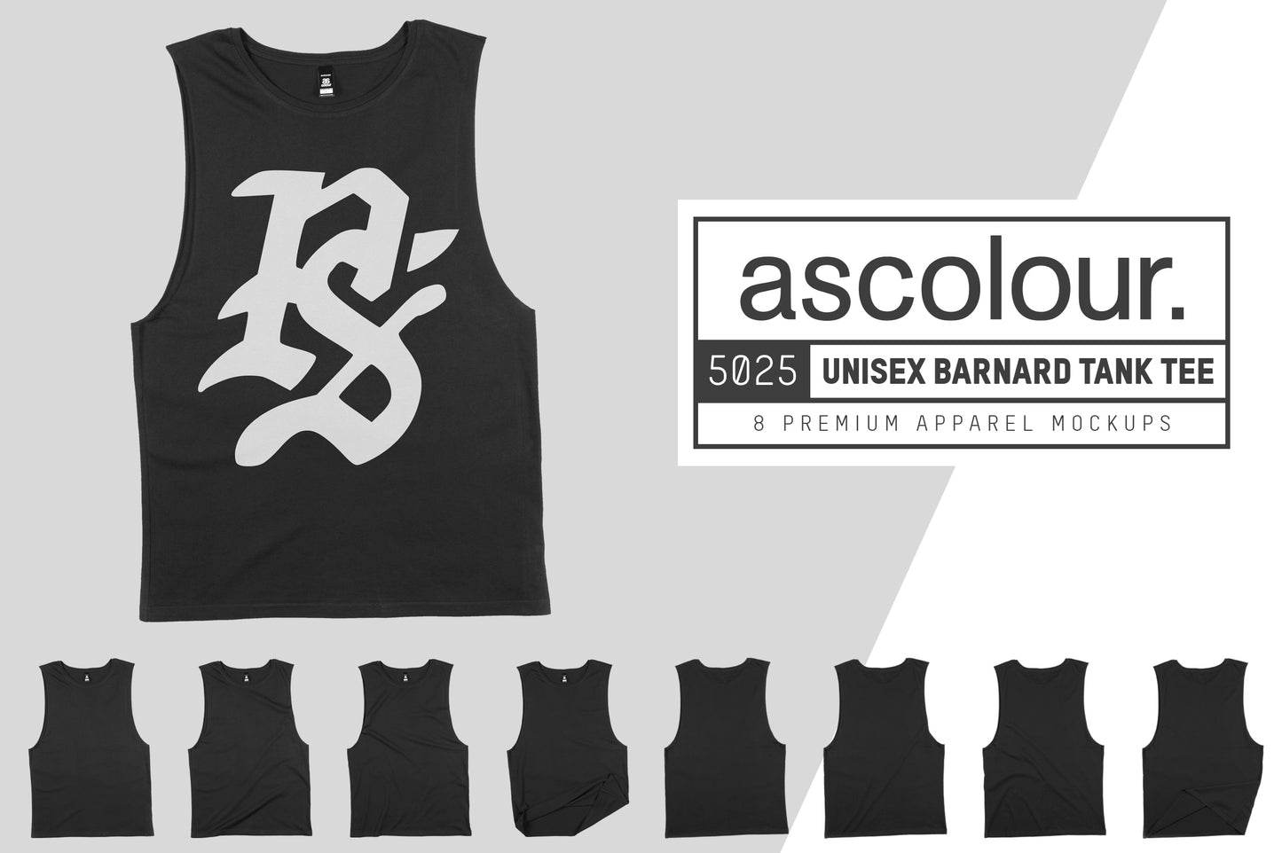 AS Colour 5025 Unisex Barnard Tank Mockups