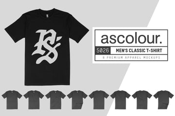 AS Colour 5026 Classic T-Shirt Mockups