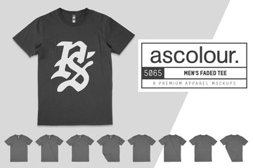 AS Colour 5065 Men's Faded Tee Mockups