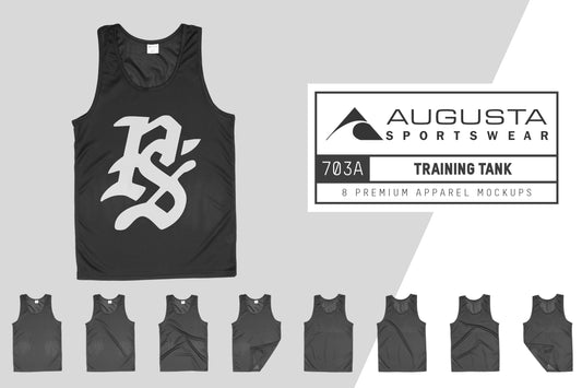 Augusta Sportswear 703A Training Tank Mockups