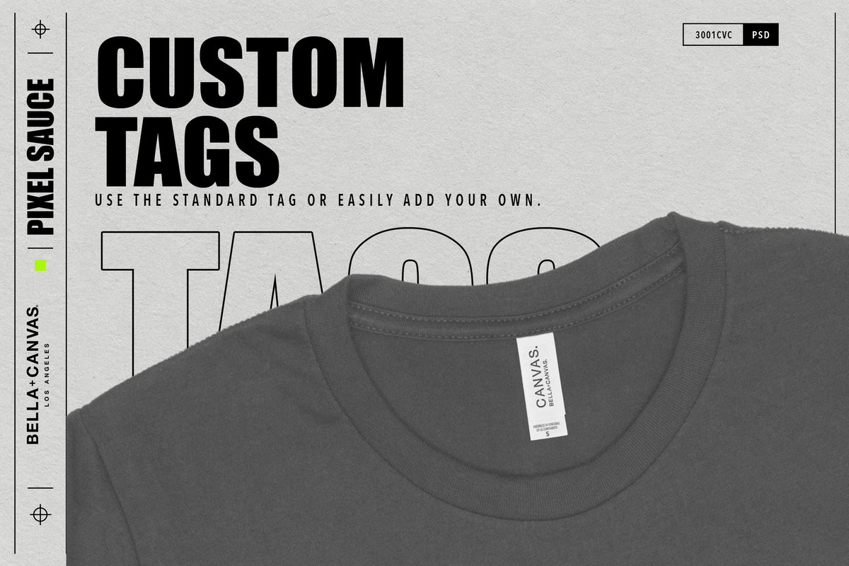 Bella + Canvas 3001CVC Heather CVC T-Shirt Mockups