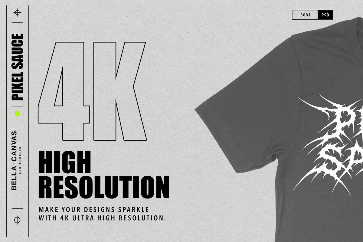 Bella + Canvas 3001 T-Shirt mockup image 3
