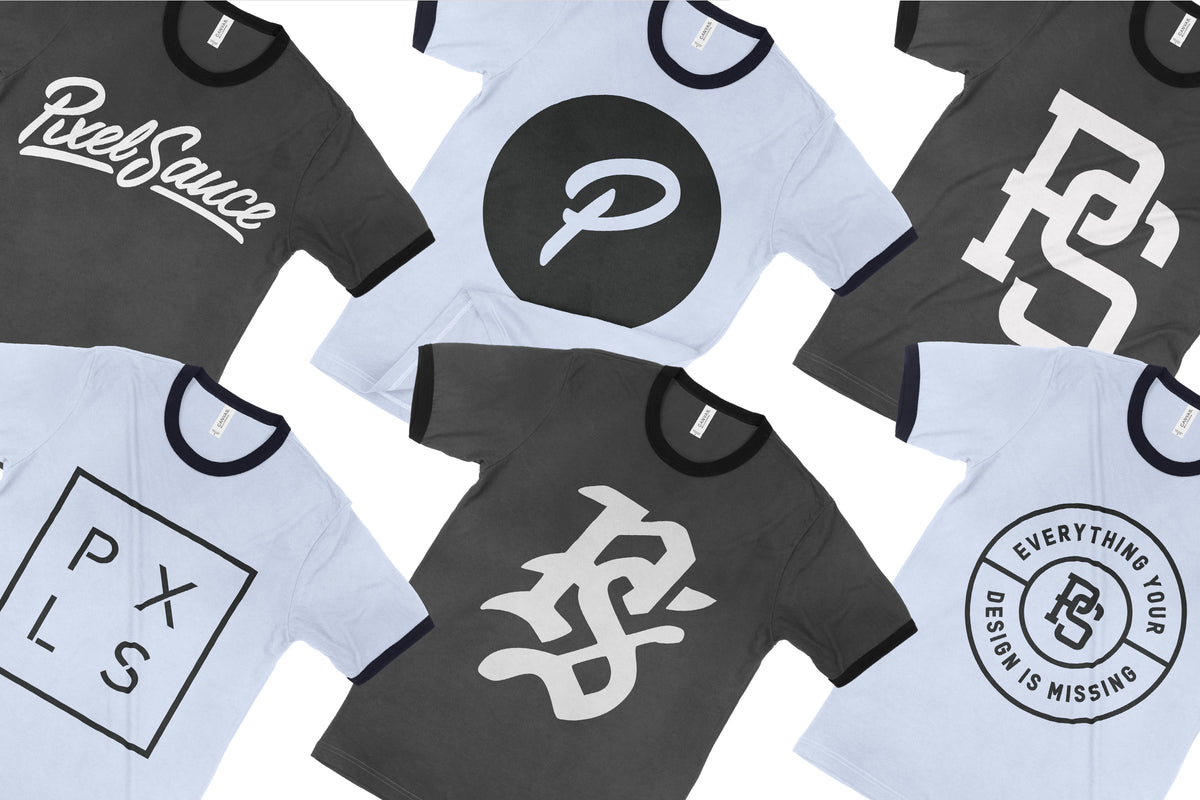 Bella + Canvas 3055 Men's Ringer T-Shirt Mockups