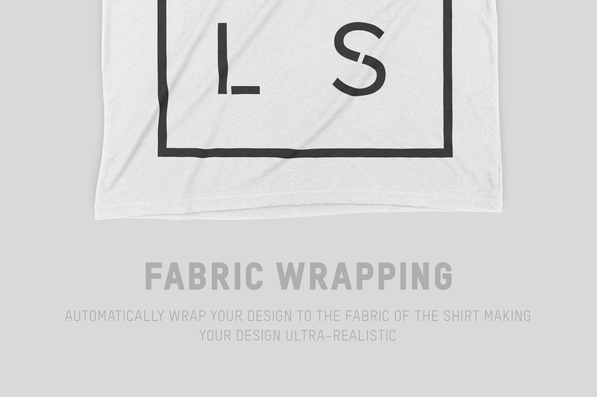 Bella + Canvas 3414 Raw Neck T-Shirt Mockups