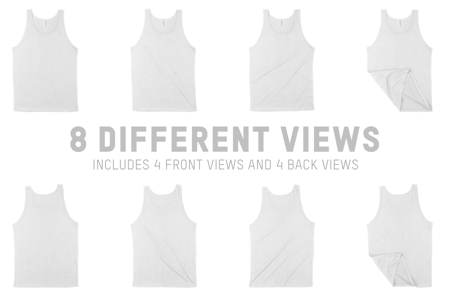 Bella + Canvas 3480 Unisex Tank Mockups