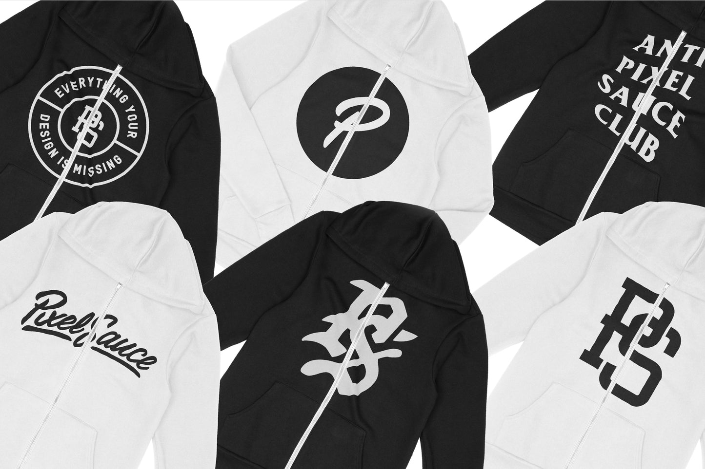 Bella + Canvas 3909 Full Zip Hoodie Mockups