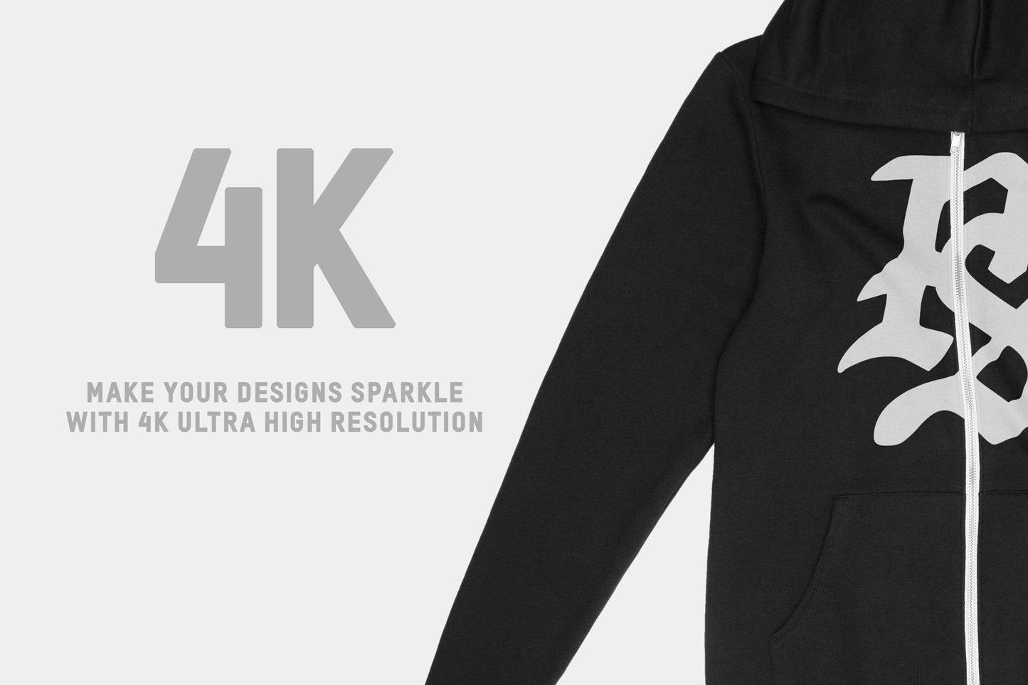 Bella + Canvas 3909 Full Zip Hoodie Mockups