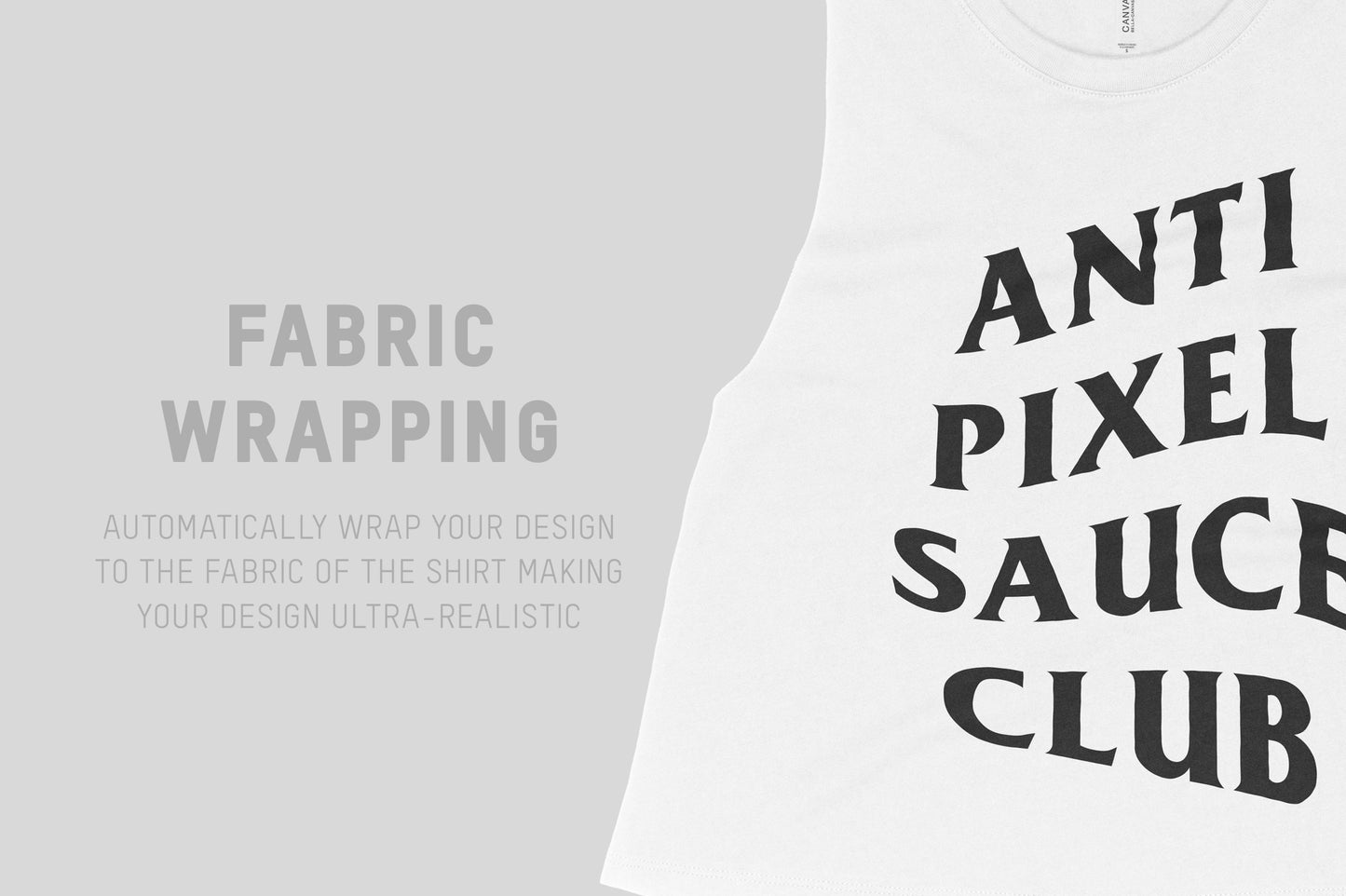 Bella + Canvas 6682 Cropped Tank Mockups