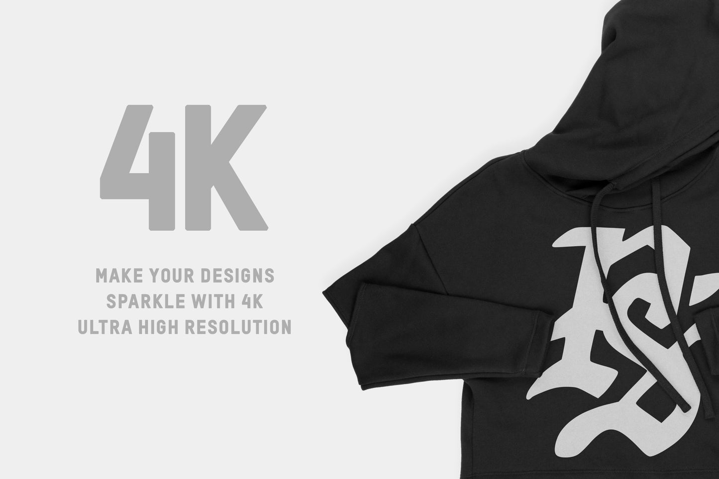 Bella + Canvas 7504 Cutout Hoodie Mockups