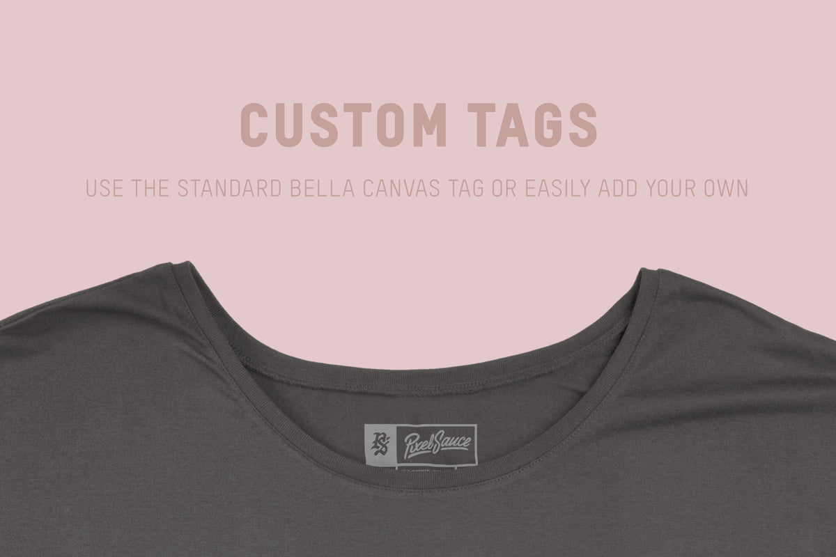 Bella + Canvas 8816 Women's Slouchy T-Shirt Mockups