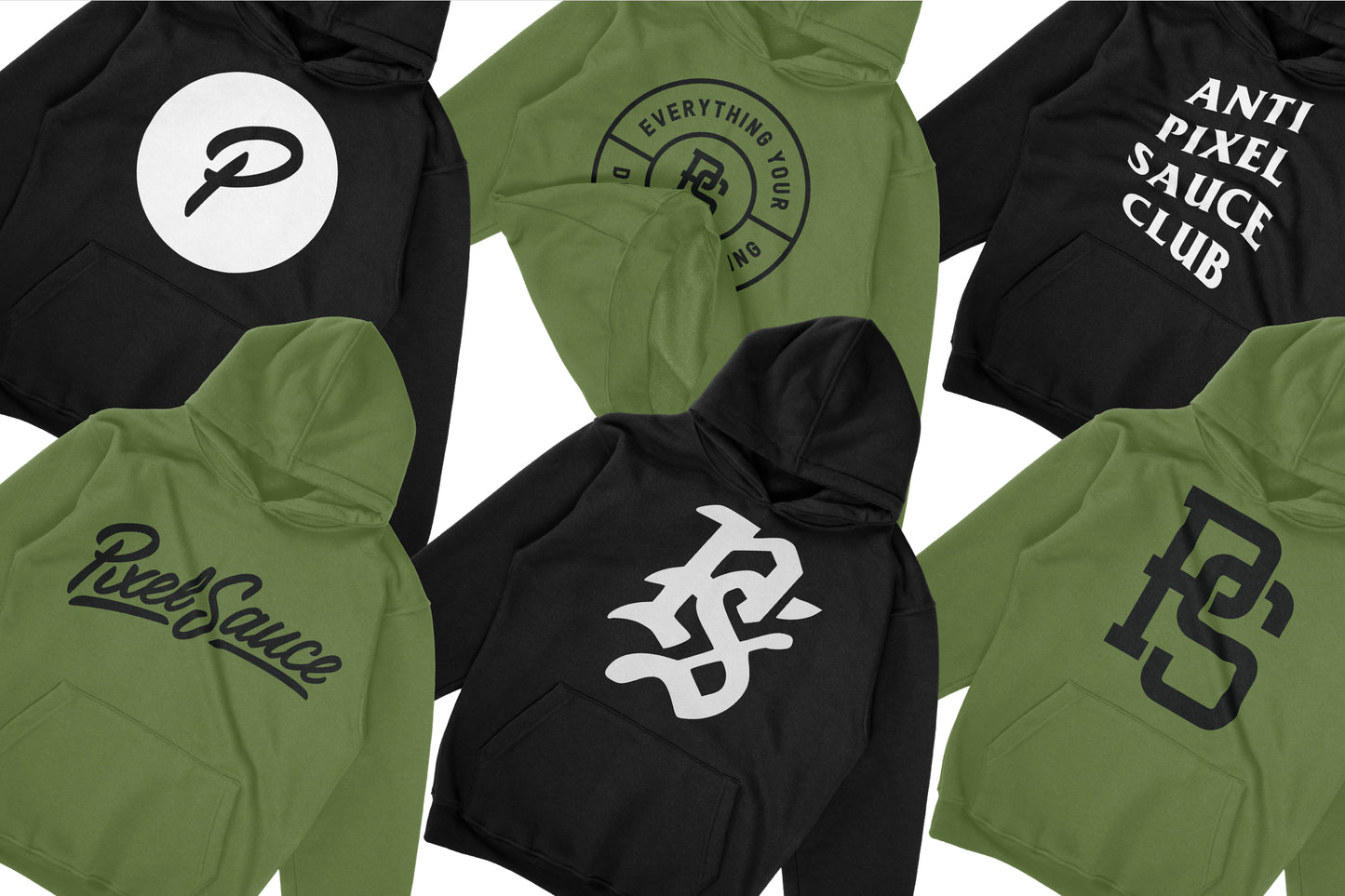 Bayside 960 Hooded Sweatshirt Mockups