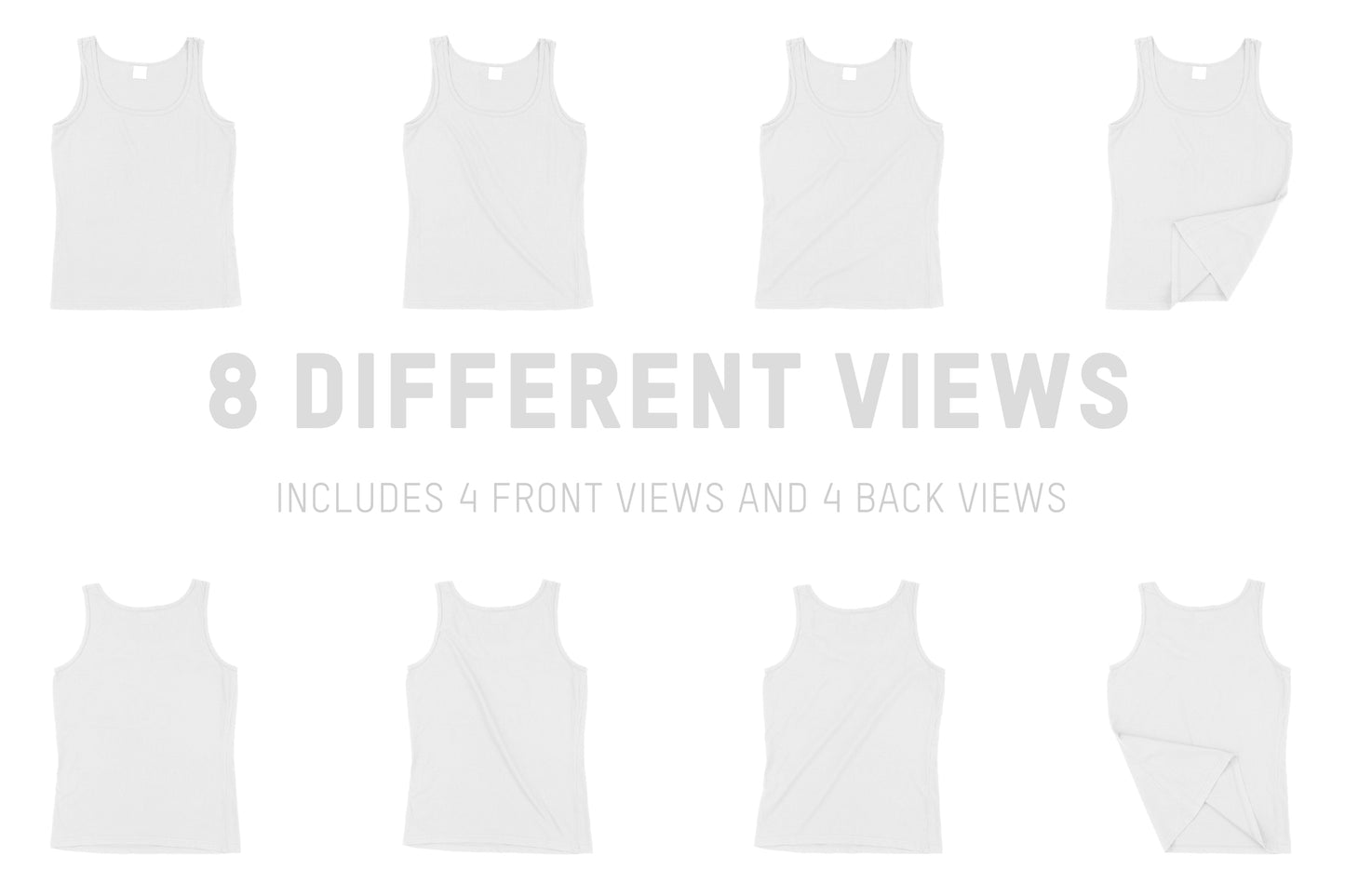 Comfort Colors 3060L Ladies Tank Top Mockups