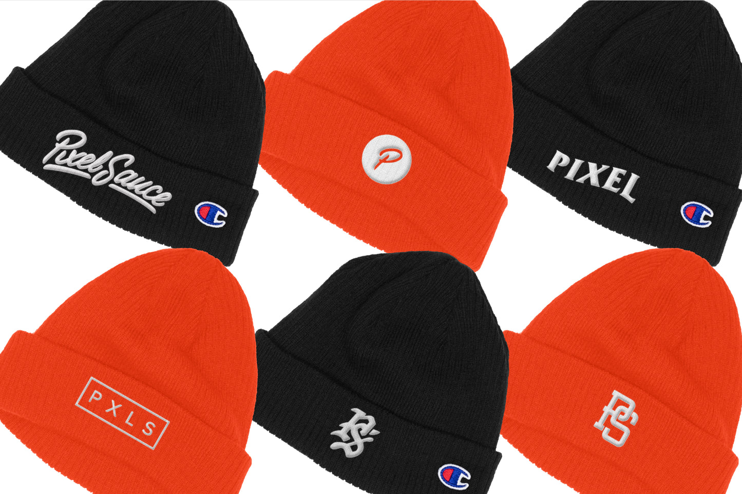 Champion CS4003 Cuffed Beanie Mockups