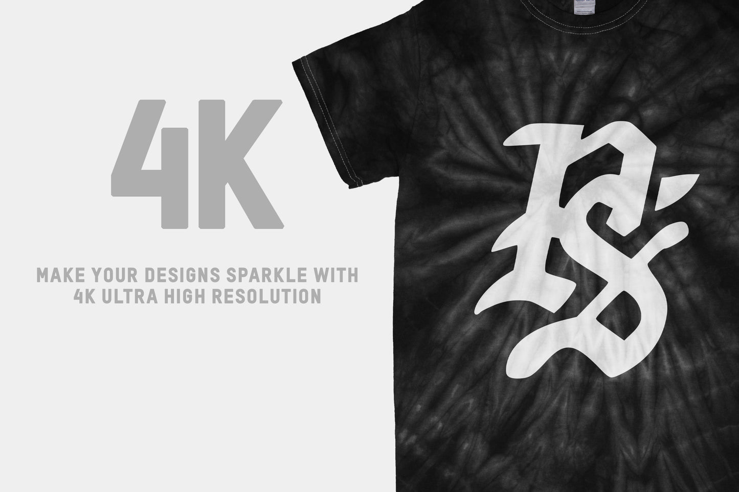 Colortone TD01M Tie Dye Tonal Spider T-Shirt Mockups