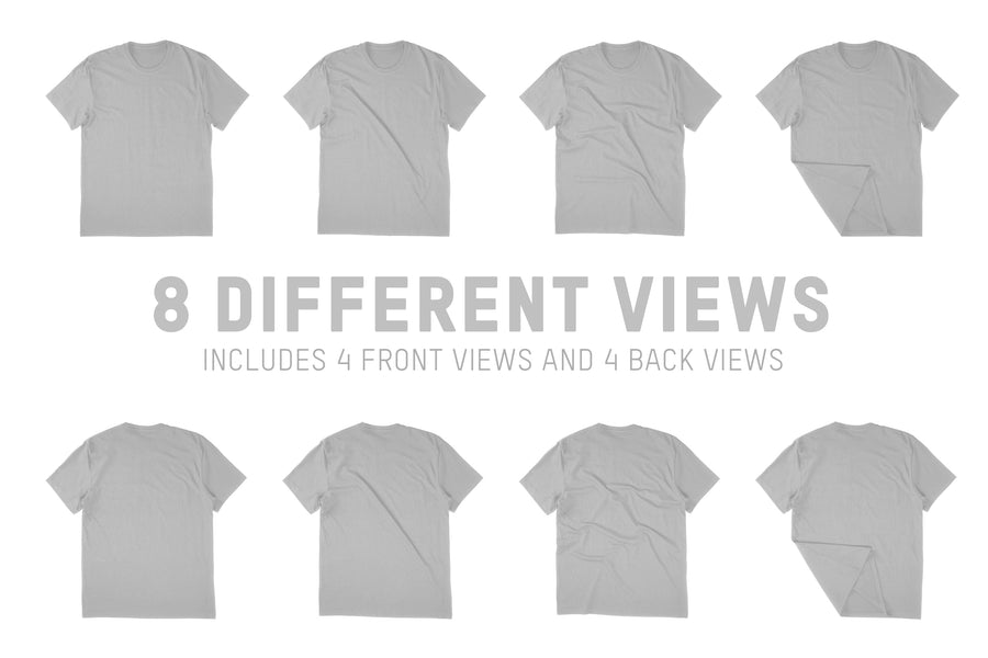 District Made DT8000 Re-Tee Mockups