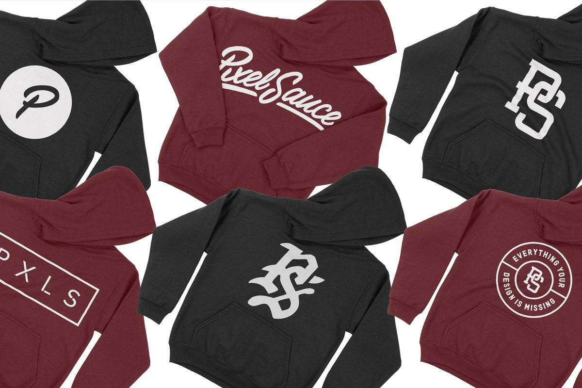 Gildan 18500B Youth Hoodie Mockups