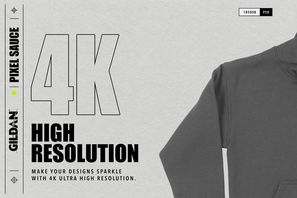 Gildan 18500B Youth Hoodie Mockups