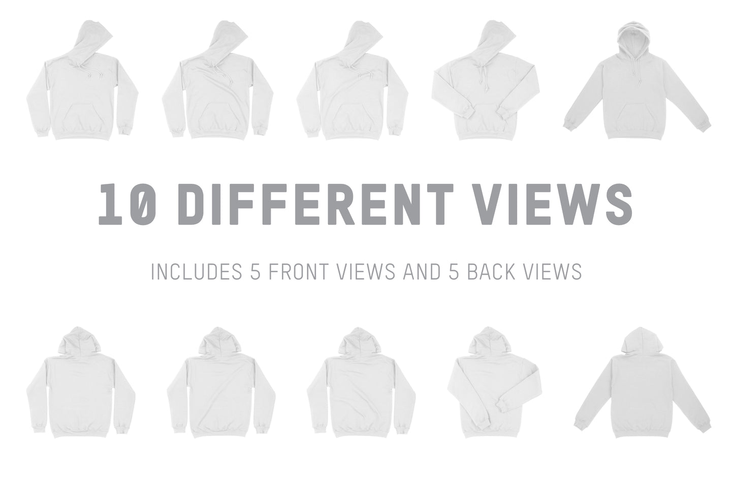 Gildan 18500 Hooded Sweatshirt Mockups