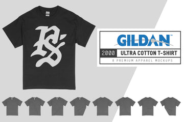 Gildan 2000 Unisex T-Shirt Mockups