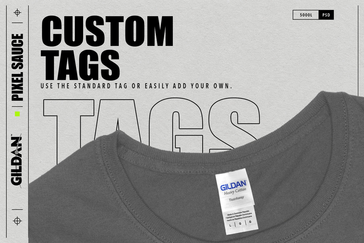 Gildan 5000L Heavy Cotton Ladies T-Shirt Mockups