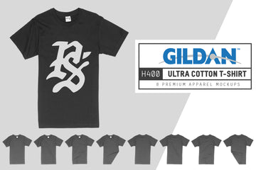 Gildan H400 Ultra Cotton T-Shirt Mockups