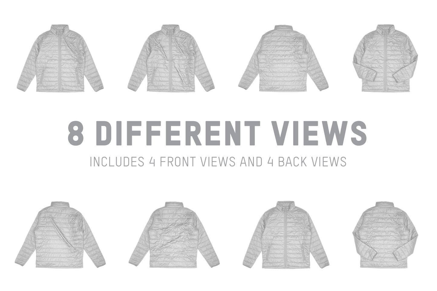 Independent EXP100PFZ Men's Puffy Jacket Mockups