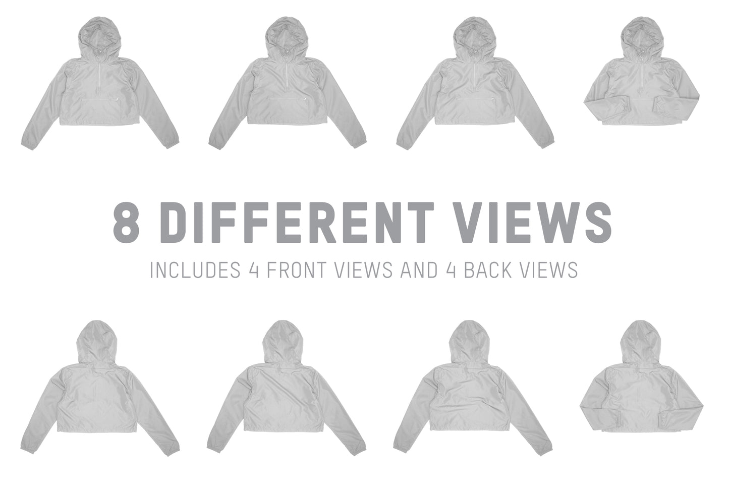 Independent EXP64CRP Crop Windbreaker Mockups