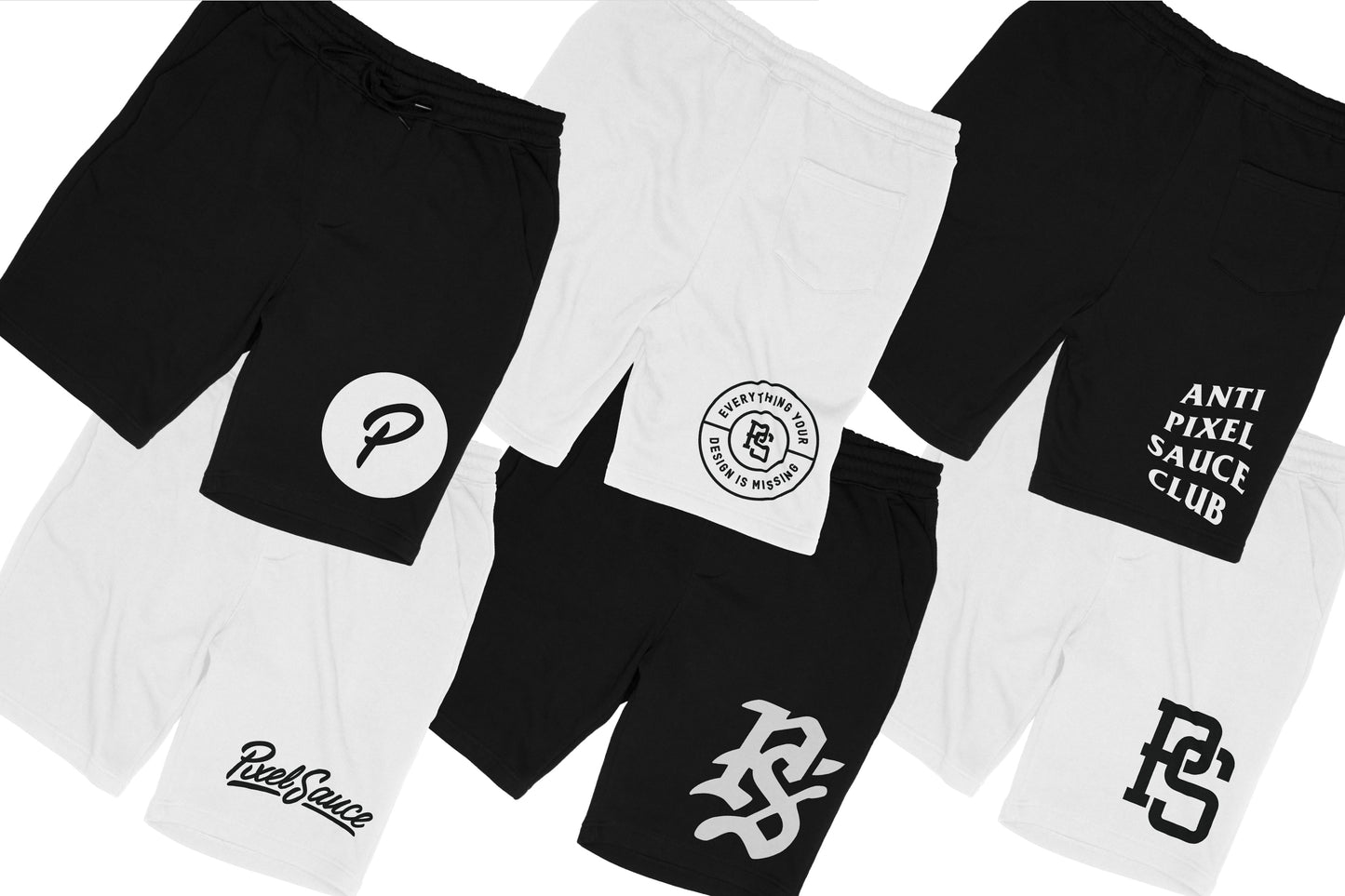 Independent IND20SRT Fleece Shorts Mockups