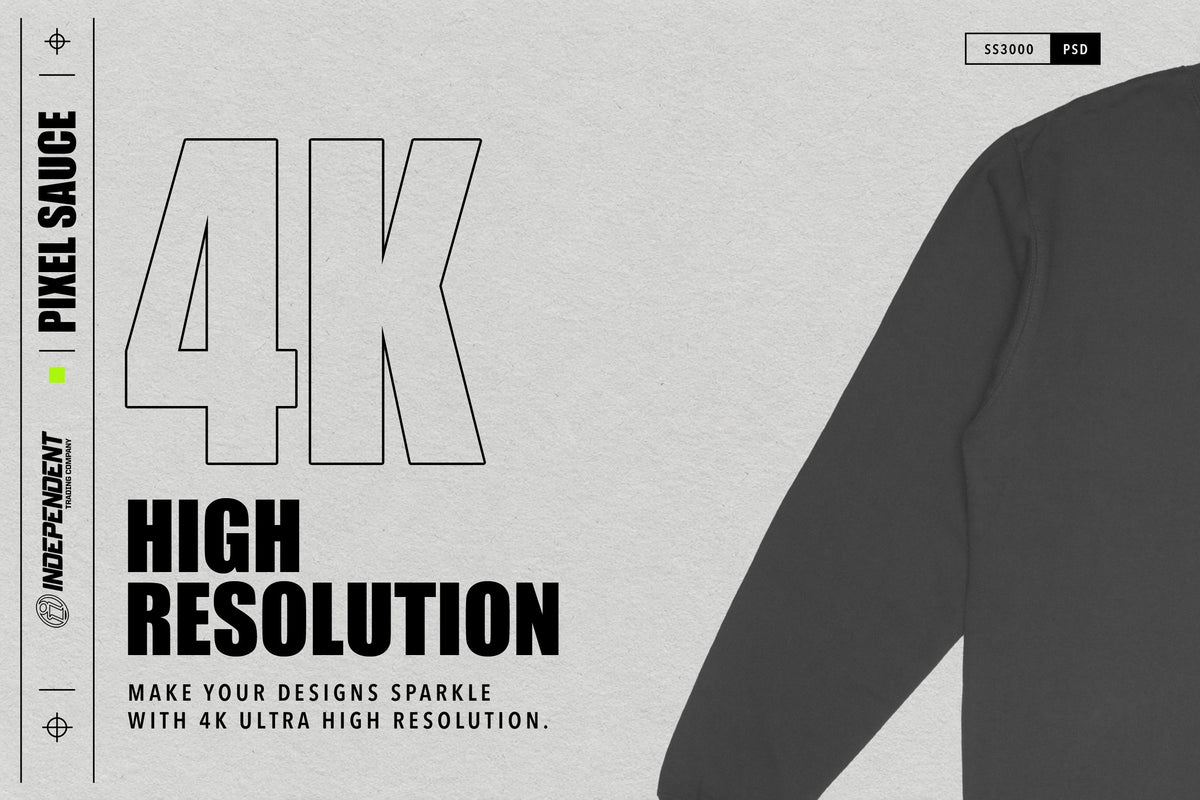 Independent SS3000 Midweight Sweatshirt Mockups
