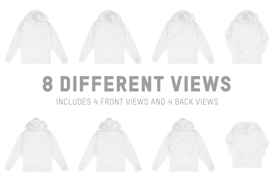 Independent SS4500 Hooded Pullover Mockups