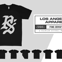 Los Angeles Apparel 1807GD Longsleeve T-Shirt Mockups