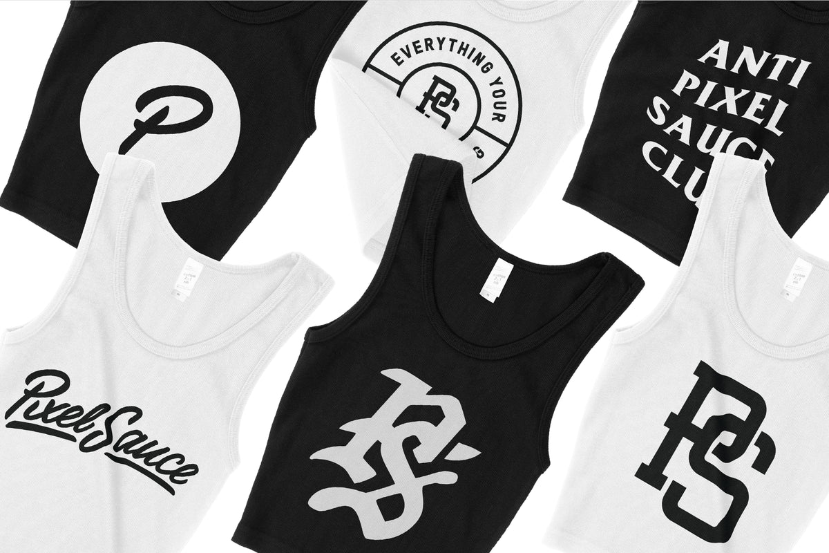 Los Angeles Apparel 3380GD Rib Crop Tank Mockups
