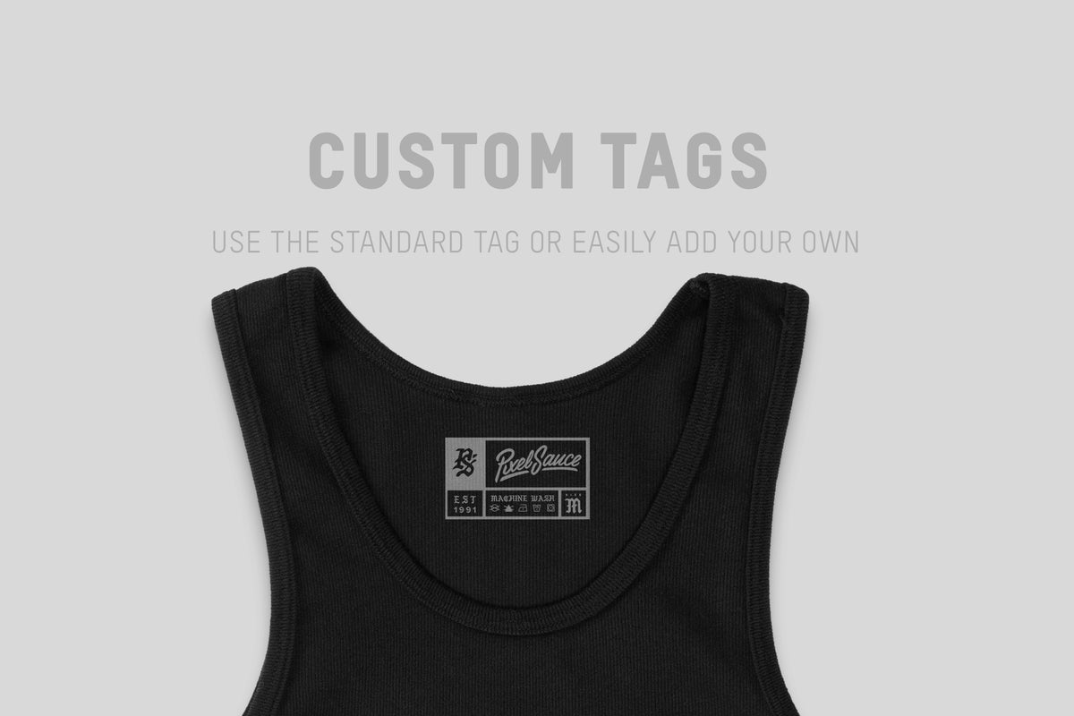 Los Angeles Apparel 3380GD Rib Crop Tank Mockups