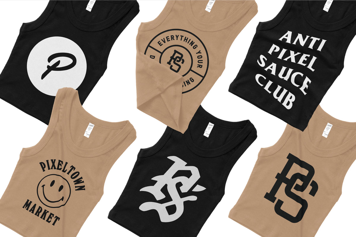 Los Angeles Apparel 4328 Sporty Baby Rip Crop Tank Mockups
