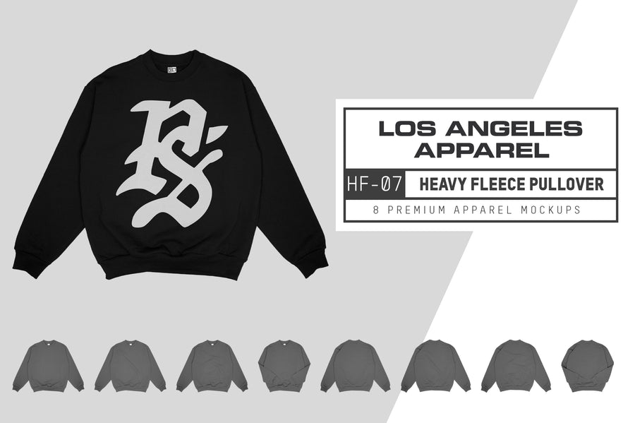 Los Angeles Apparel HF07 Pullover Sweatshirt Mockups – Pixel Sauce
