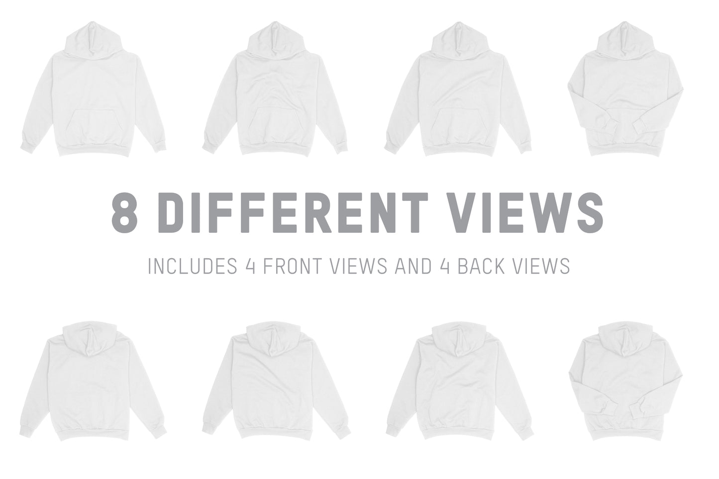 Los Angeles Apparel HF09 Hooded Sweatshirt Mockups