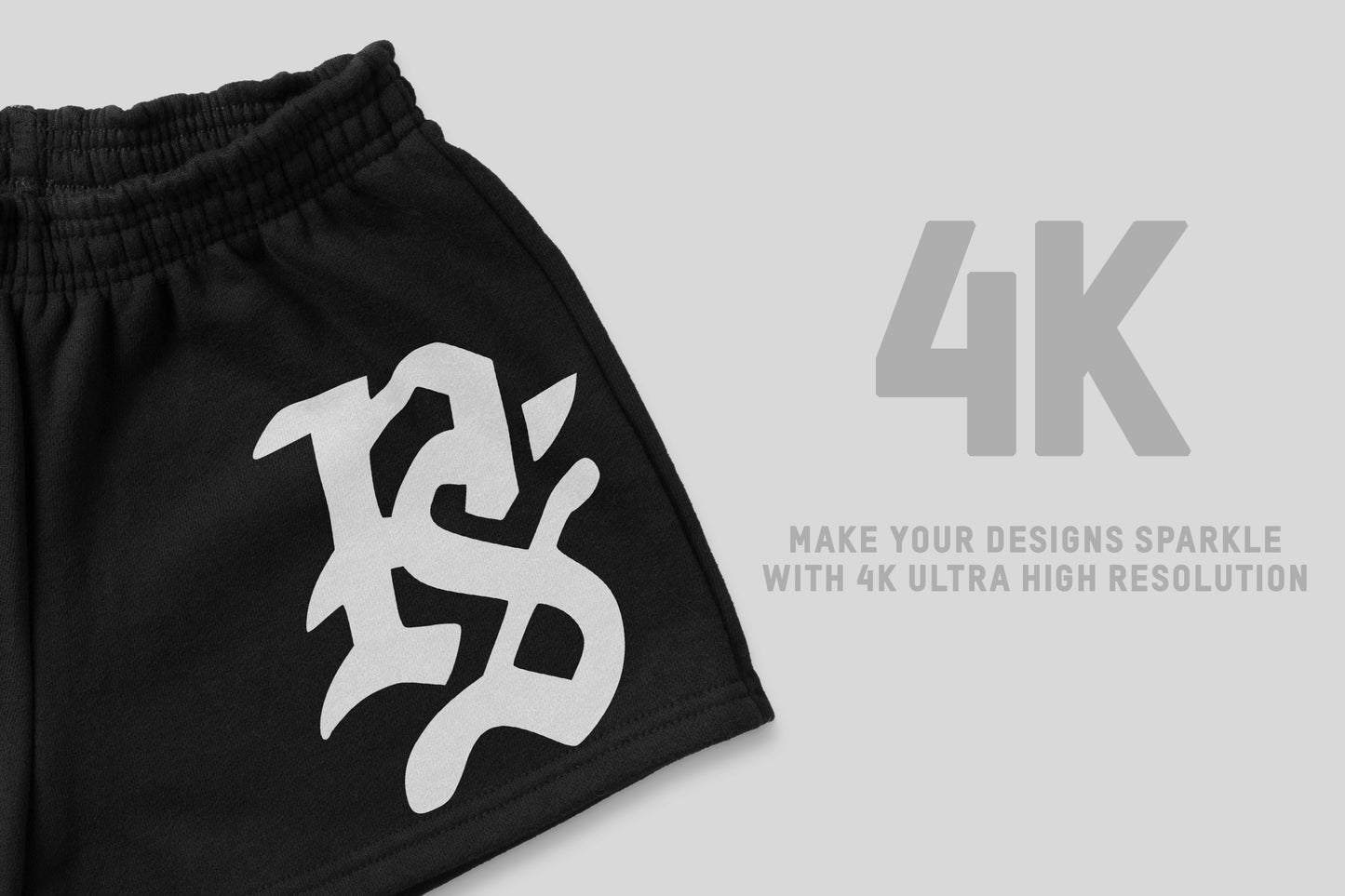 Los Angeles Apparel HF314 Heavy Fleece Short Shorts Mockups