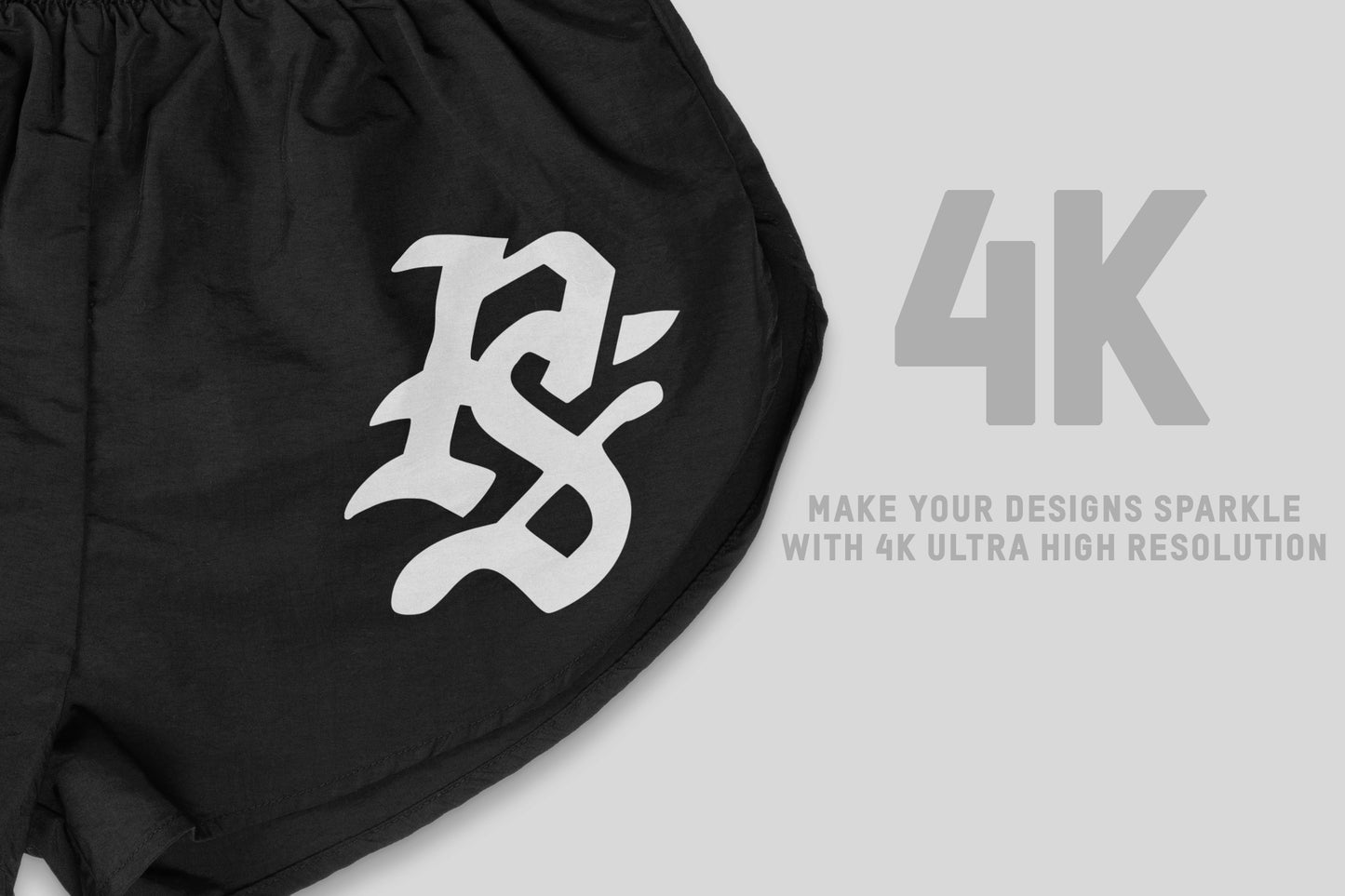 Los Angeles Apparel RNF304 Nylon Shorts Mockups