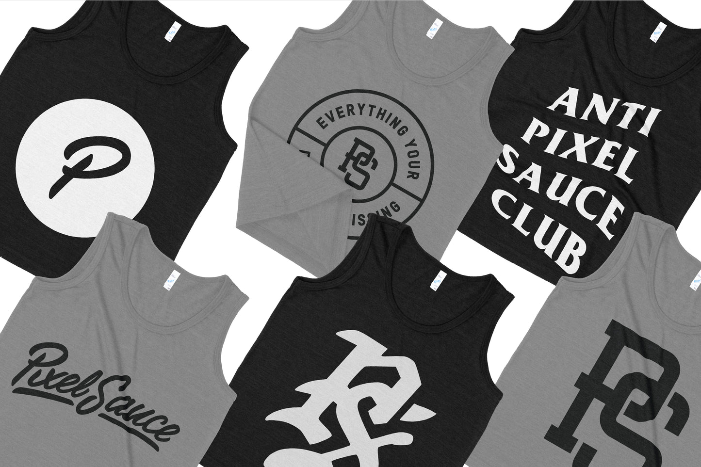 Los Angeles Apparel TR2008 Youth Tri-Blend Tank Mockups